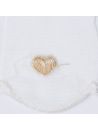 jersey body with scallops and hearts embros on collar