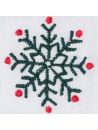 jersey body with snowflake embros on collar