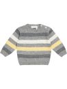 pullover bimbo a righe in lana/cashmere