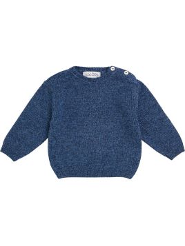 pullover bimbo in lana mouliné