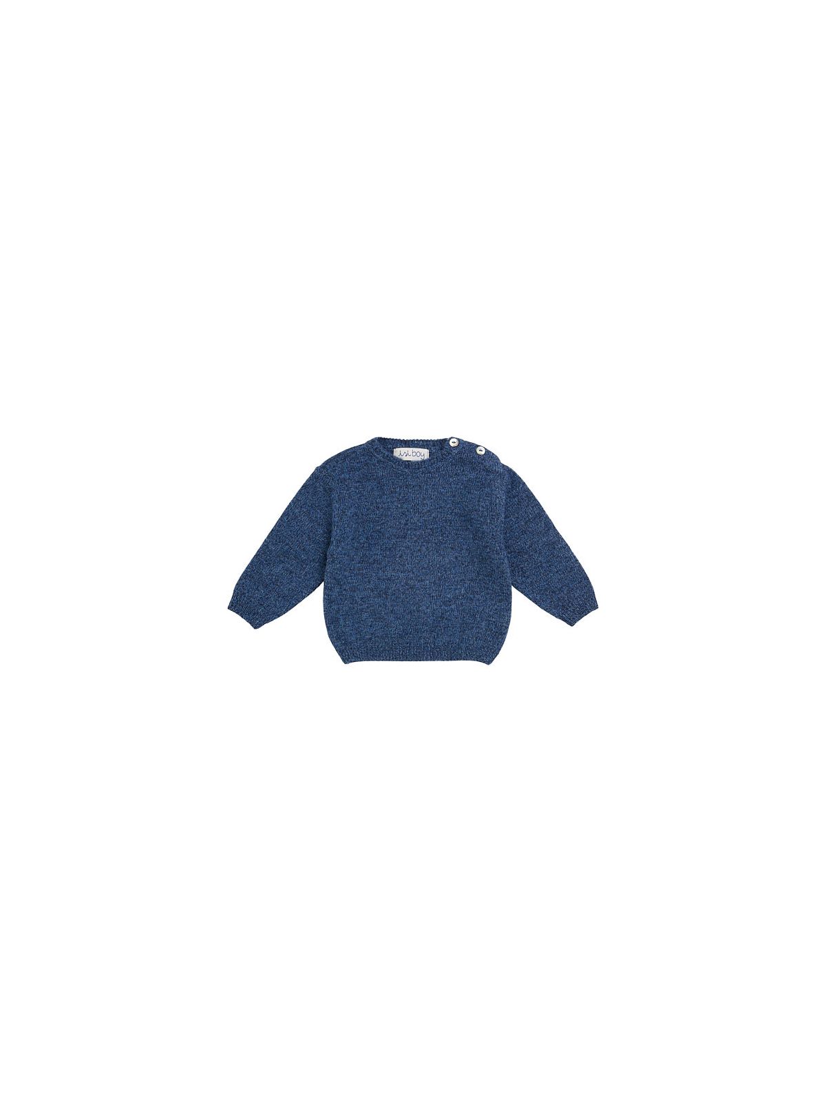 pullover bimbo in lana mouliné
