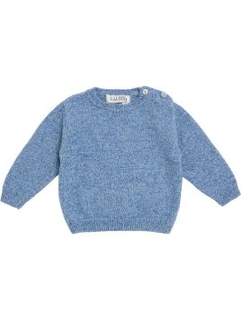 pullover bimbo in lana mouliné