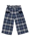 pantaloni con tasche a lato in tartan moda