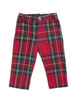 pantaloni in tartan