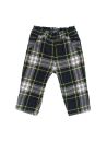 pantaloni in tartan con tasche