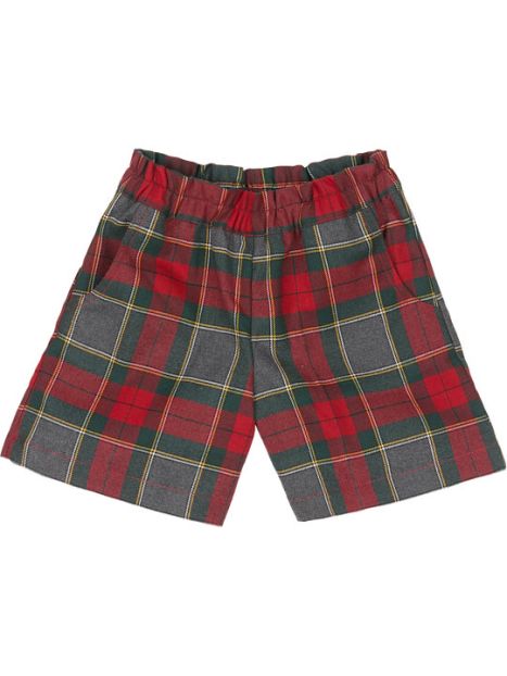 shorts in tartan 