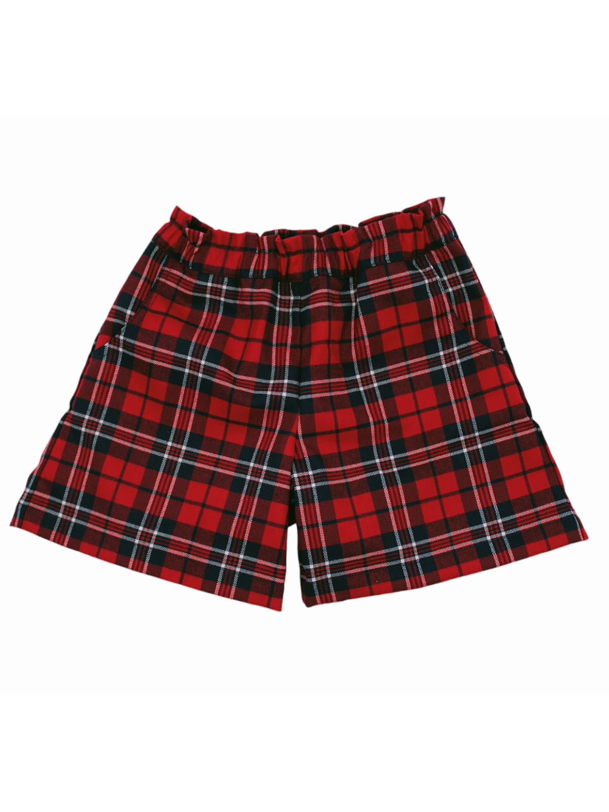 shorts in tartan 