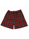 shorts in tartan 