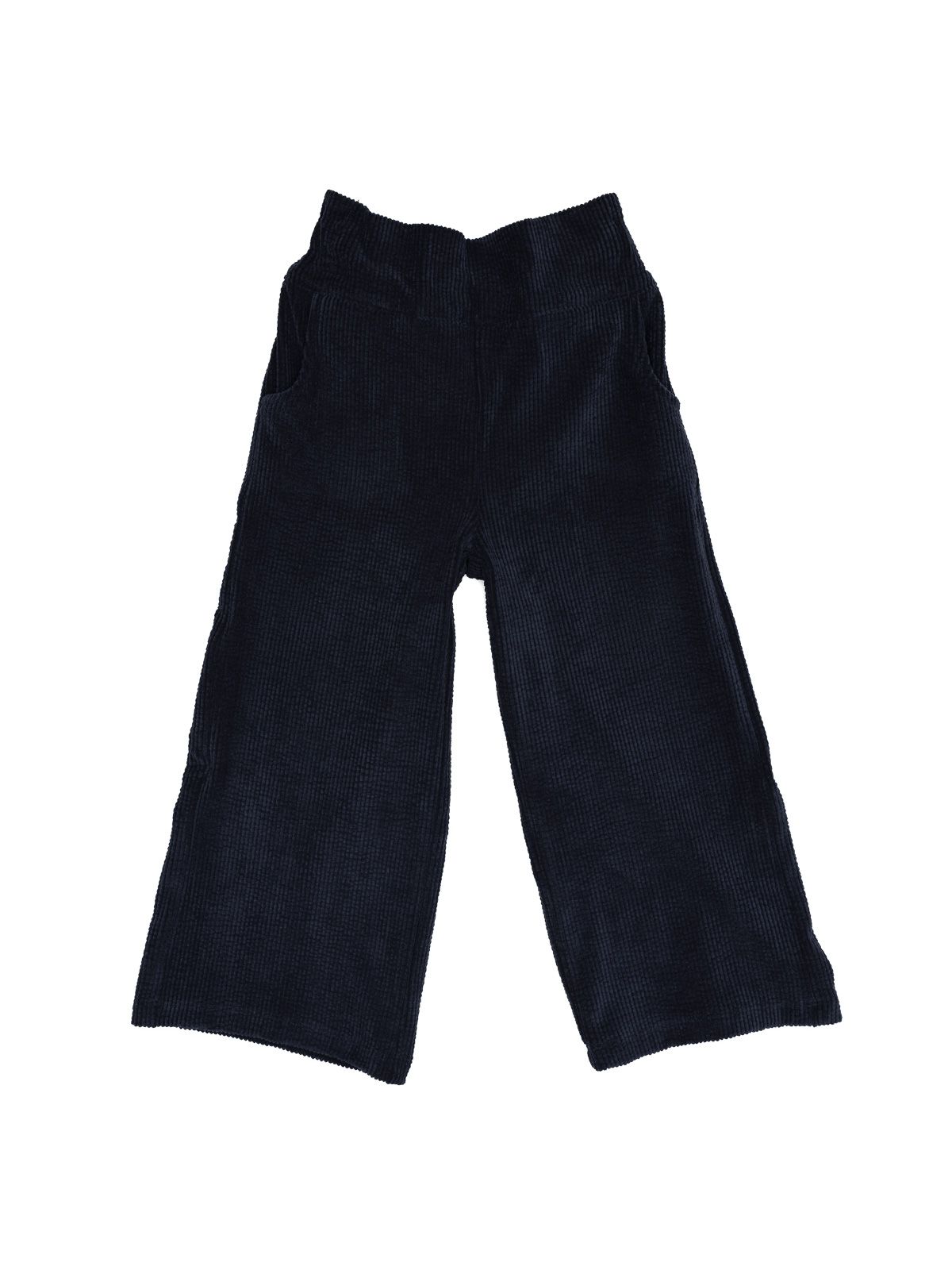 soft corduroy wide-leg trousers