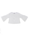 piqué fleece short jacket 