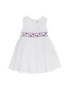 voile sleeveless dress with smock