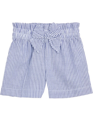 shorts a righe goffrate