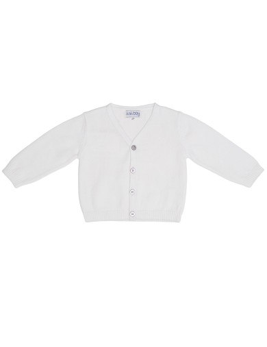 cardigan bimbo in cotone 