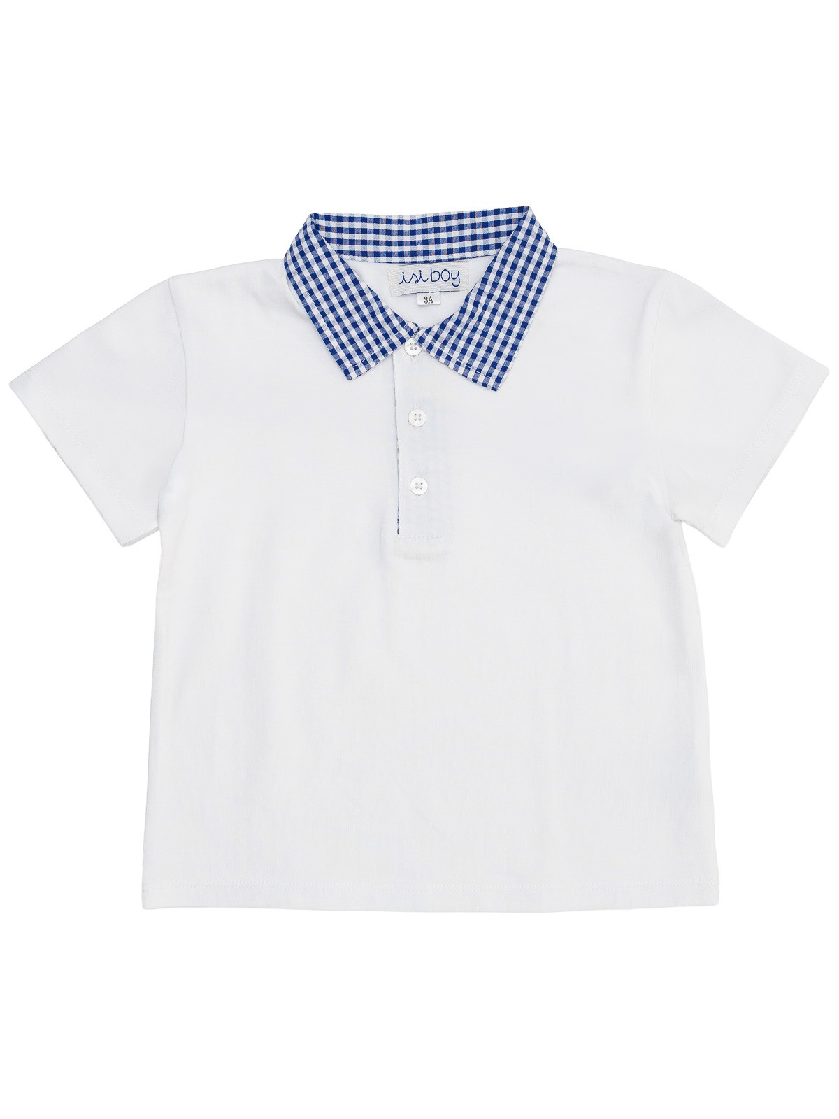 jersey boy polo with seersucker checks finishing