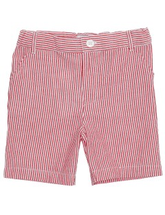 bermuda bimbo a righe goffrate 