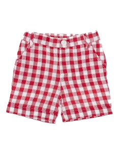 big checks boy bermuda with cuffs