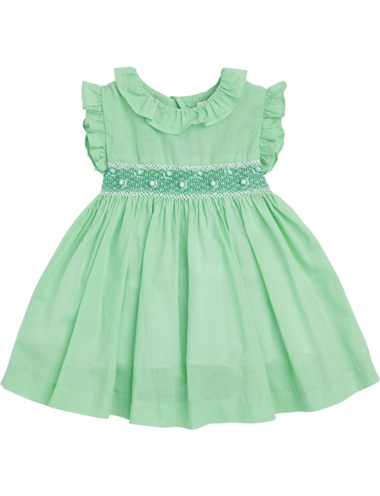 voile dress with smock