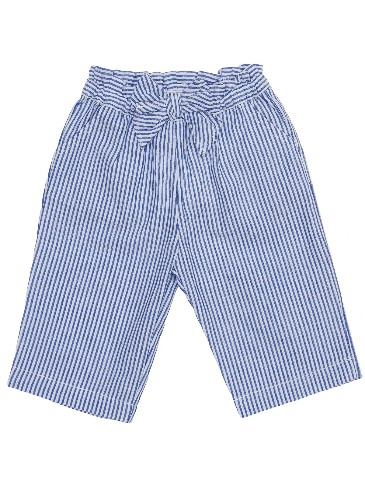seersucker stripes 3/4 trousers