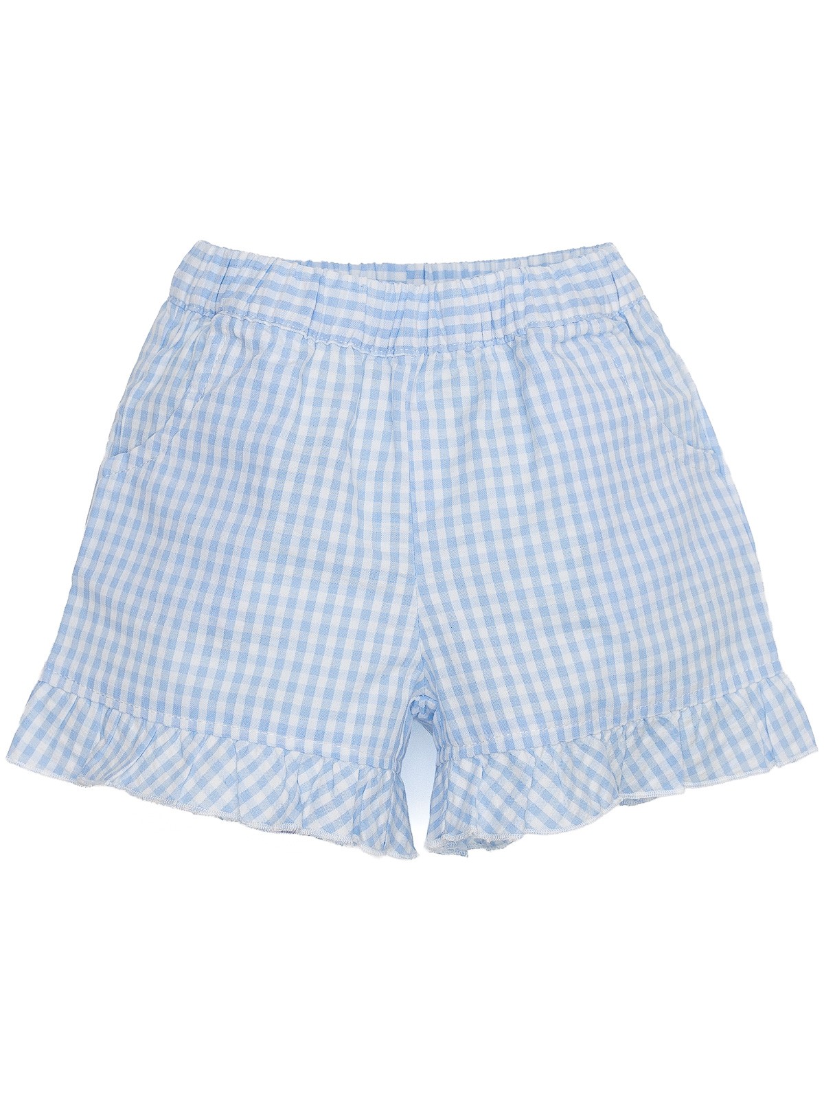 shorts a quadretti goffrati 
