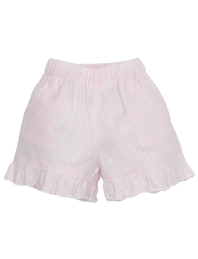 shorts a righe goffrate
