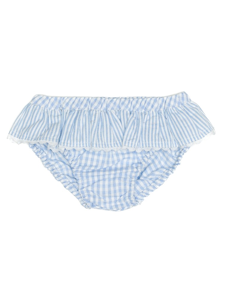 costume slip a quadretti e righe goffrati