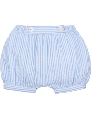 culotte con bottoni a righe goffrate