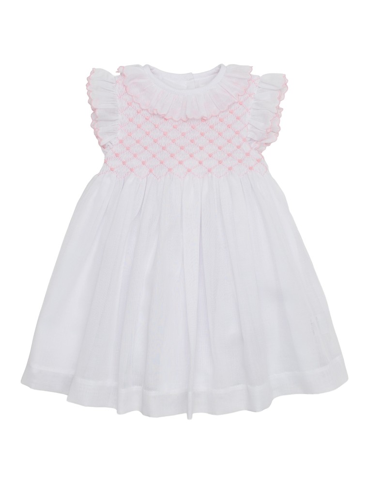 voile dress with smock
