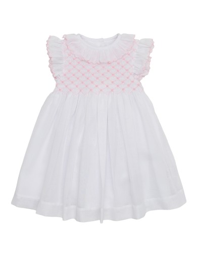 voile dress with smock