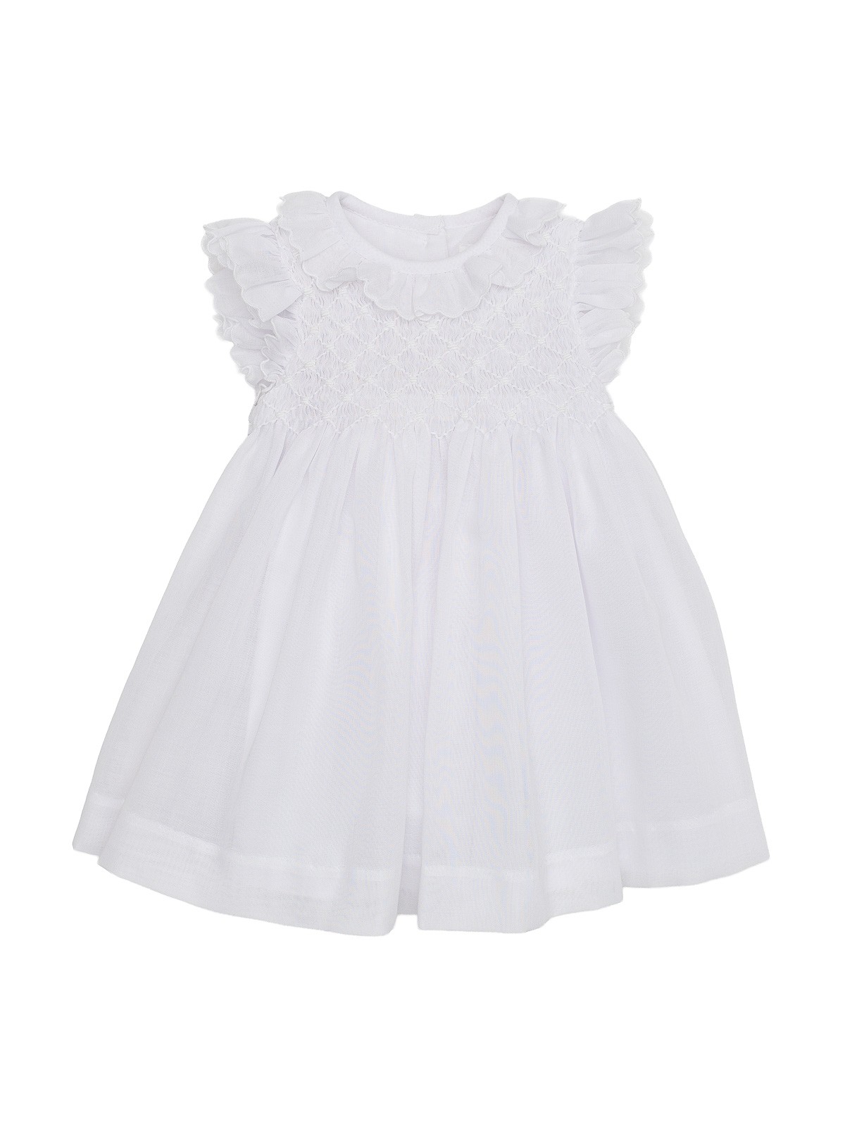 voile dress with smock