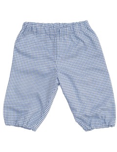 checked flannel trousers - Malvi&Co, New Born line