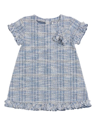 tweed fabric dress