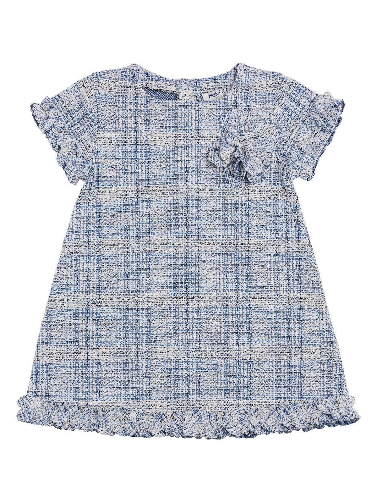tweed fabric dress