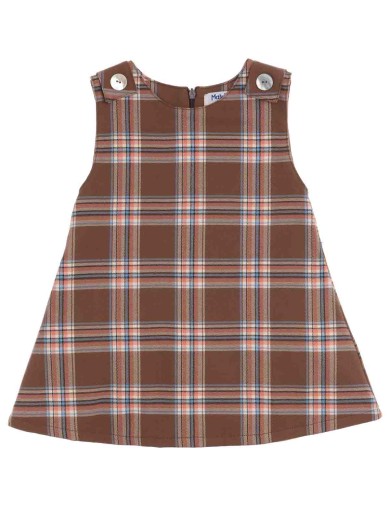 fashion tartan pinamore dress
