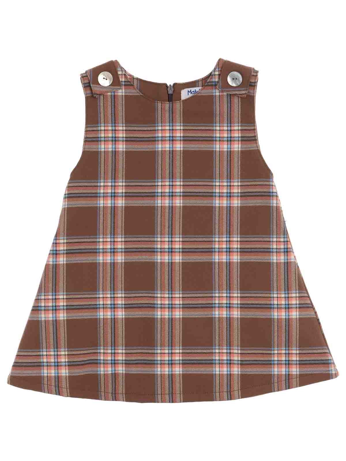 fashion tartan pinamore dress