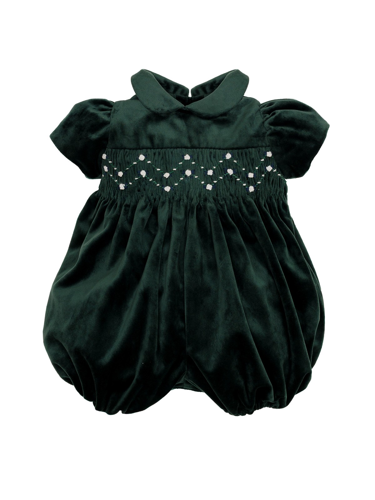 tutina in velluto con smock