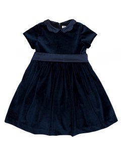 vestito in velluto con cintura