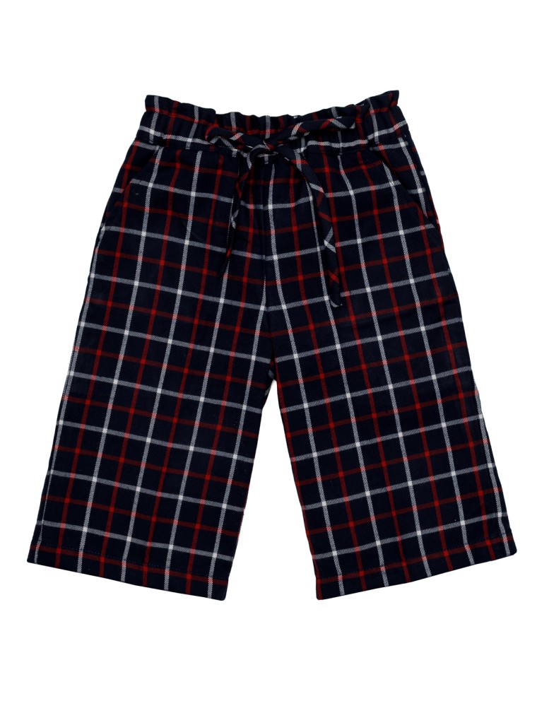 3/4 tartan trousers