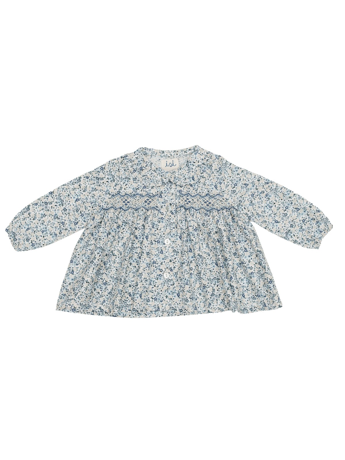 printed shirt with smock
