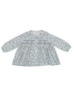 printed shirt with smock