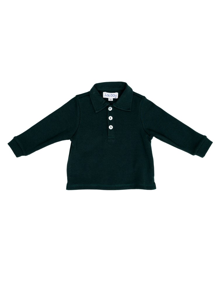 interlock polo with fashion tartan details
