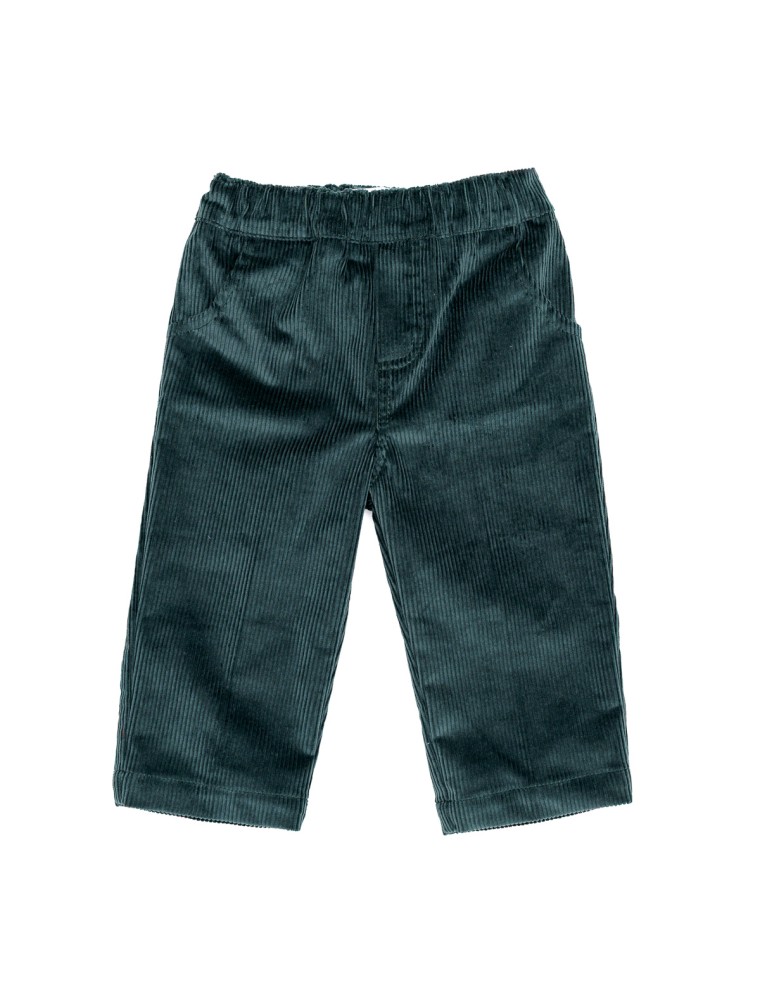 pantaloni in velluto 1000 righe con elastico