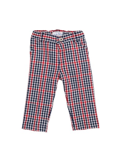 pantaloni in flanella a quadri 
