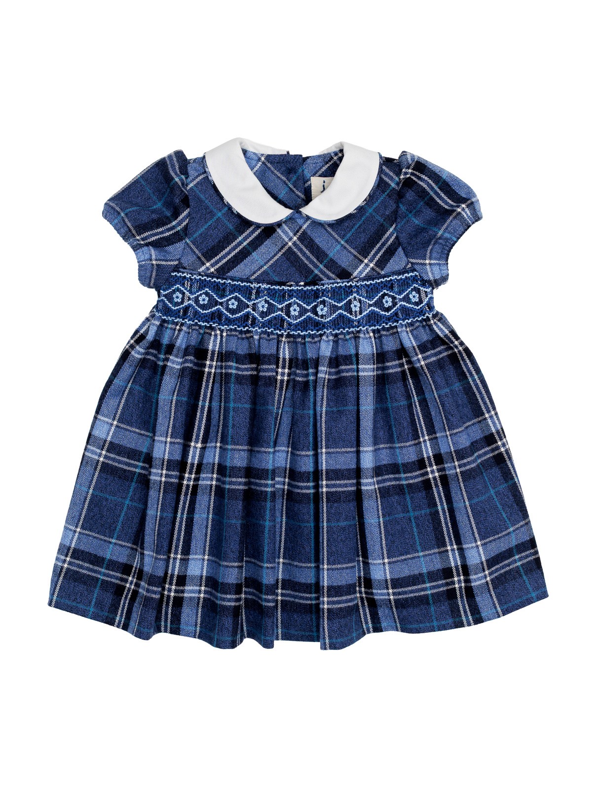 tartan dress with smock