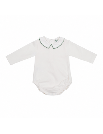 jersey body with embroidery on the collar