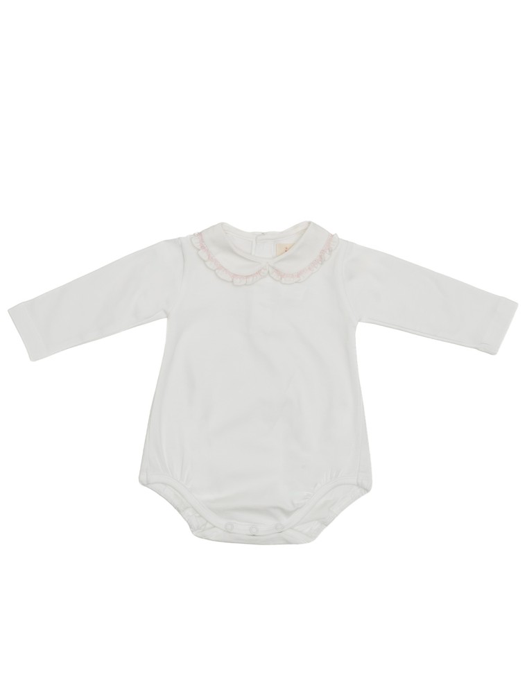 jersey body with smock on the collar 