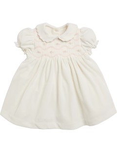 vestito battesimale in velluto con smock