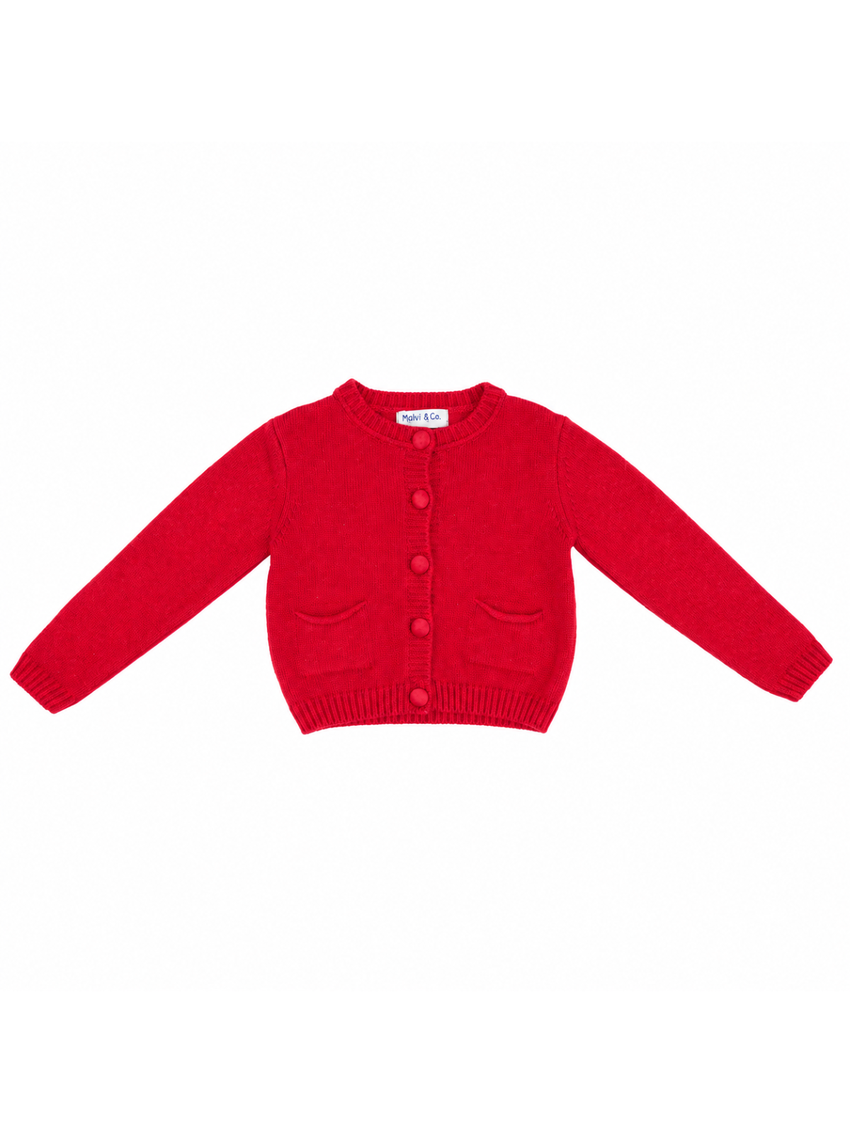cardigan in lana/cashmere con bottoni in velluto 