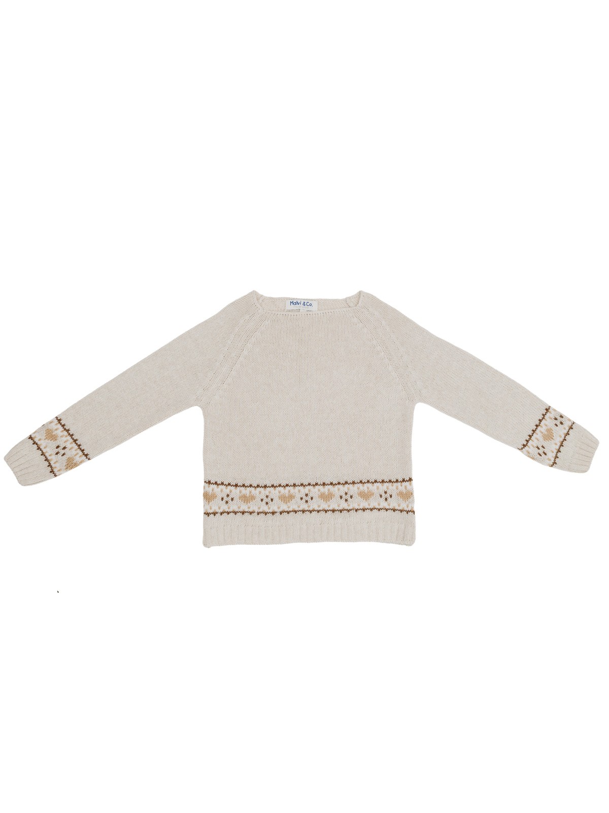 pullover in lana/cashmere con jacquard