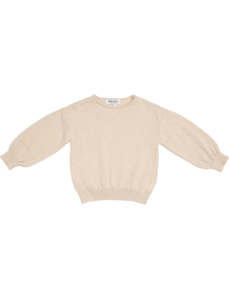 wide sleeves wool/cashmere pullover
