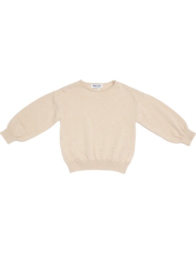 wide sleeves wool/cashmere pullover